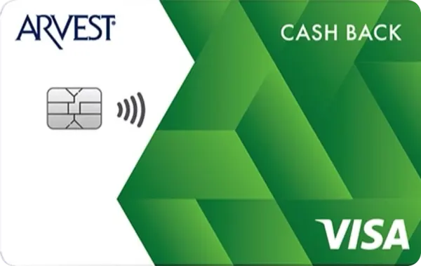 Arvest Cash Back Credit Card card
