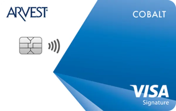 Arvest Cobalt Visa Signature card