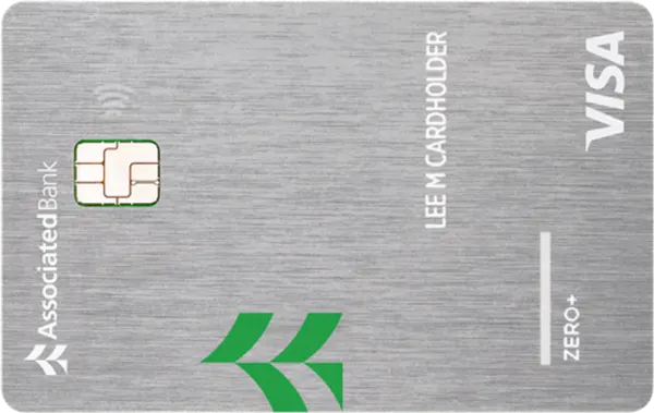 Associated Bank Visa Zero+ card