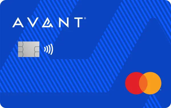 Avant Cashback Rewards Mastercard card