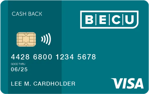 BECU Cash Back Credit Card card
