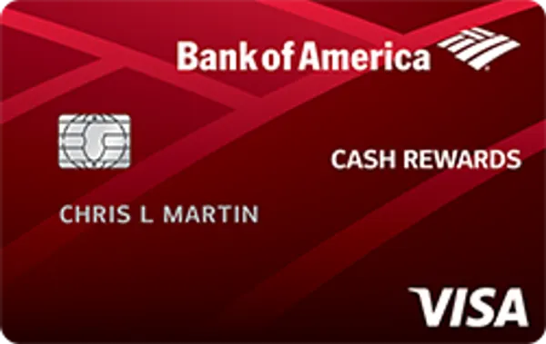 Bank of America Customized Cash Rewards credit card for Students card