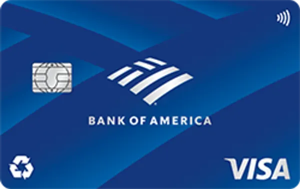 Bank of America Travel Rewards Credit Card for Students card
