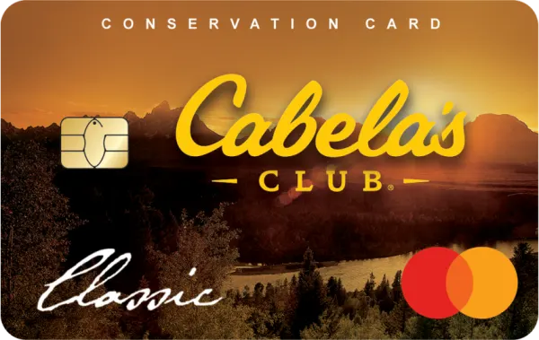 Cabela's CLUB Mastercard card