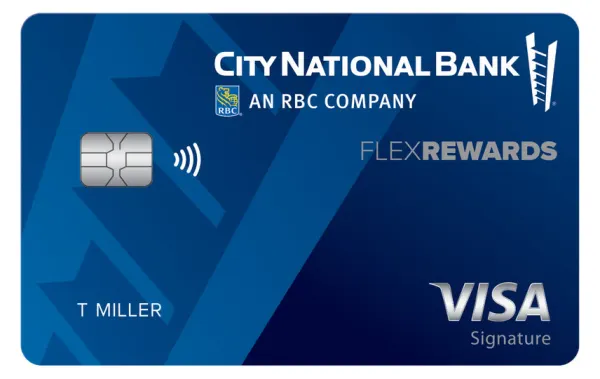 City National Flex Rewards Visa Signature card