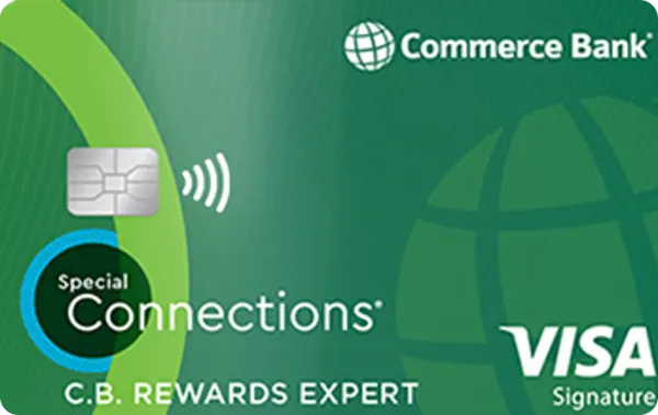 Commerce Bank Special Connections Visa card