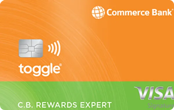 Commerce Bank toggle Cash Back Card card