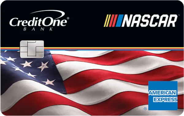 Credit One Bank NASCAR American Express Card card
