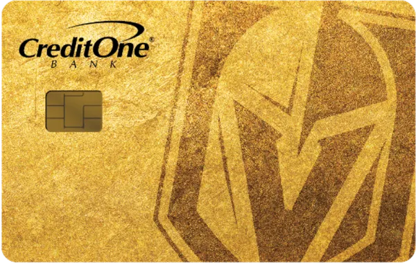 Credit One Bank Vegas Golden Knights Visa card