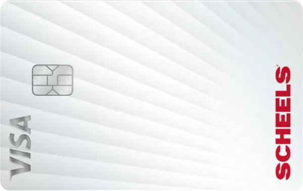 SCHEELS Visa Credit Card card
