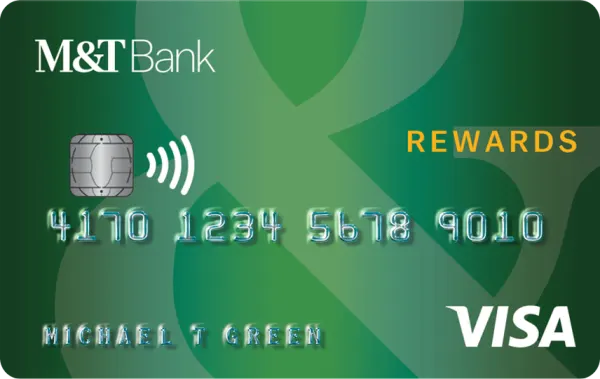 M&T Visa Credit Card with Rewards card
