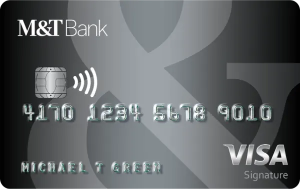 M&T Visa Signature Credit Card card