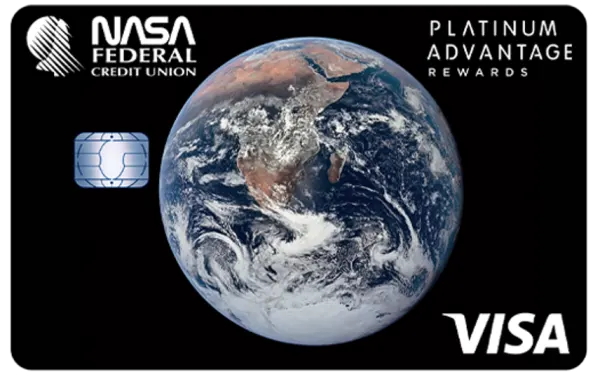 NASA FCU Visa Platinum Advantage Rewards card