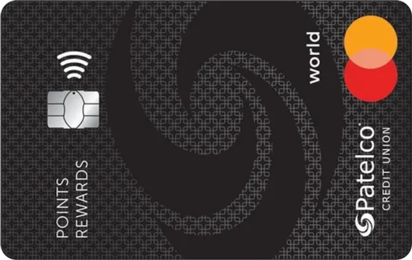 Patelco Points Rewards World Mastercard card