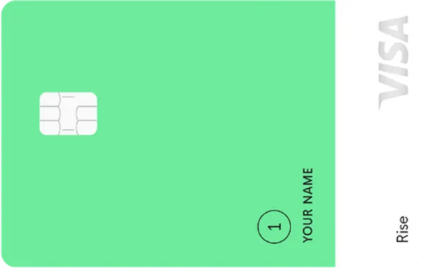 Petal 1 Rise Visa card