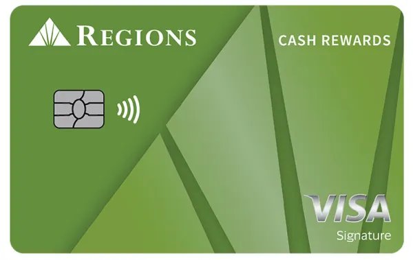 Regions Cash Rewards Visa Signature card