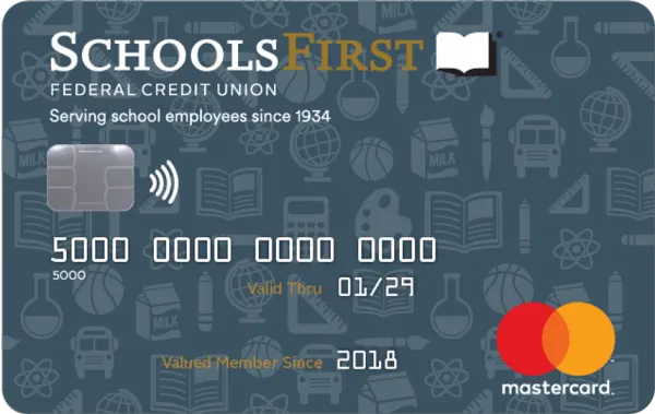 SchoolsFirst School Employee Mastercard card