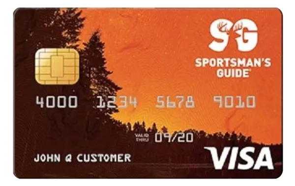 Sportsman's Guide Buyers Club Rewards Visa Credit Card card