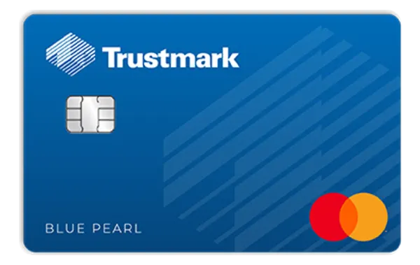 Trustmark Blue Pearl Mastercard card