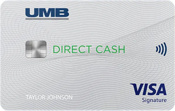 UMB Direct Cash Visa Credit Card card