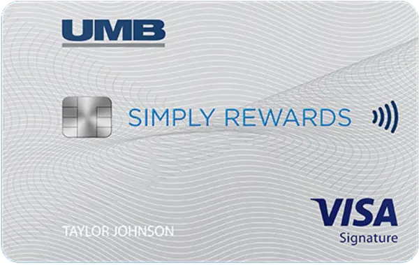 UMB Simply Rewards Visa Credit Card card