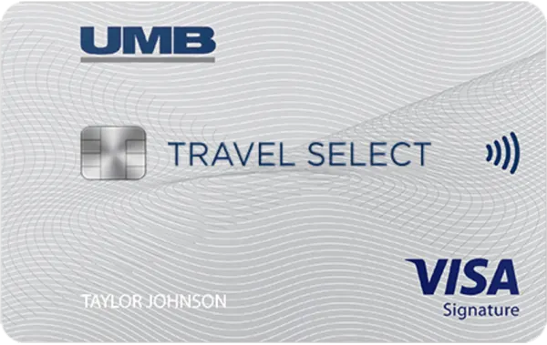 UMB Travel Select Visa Credit Card card
