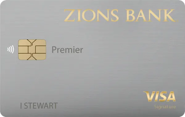 Zions Premier Credit Card card