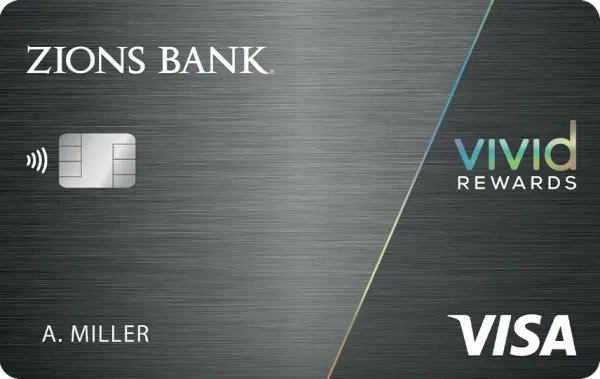 Zions Vivid Rewards Credit Card card